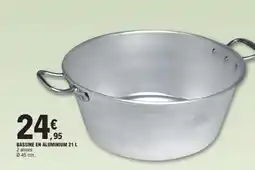 E.Leclerc BASSINE EN ALUMINIUM 21 L offre