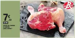 E.Leclerc CUISSE DE CANARD À CONFIRE LABEL ROUGE offre