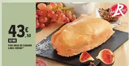 E.Leclerc Foie Gras de Canard Label Rouge offre