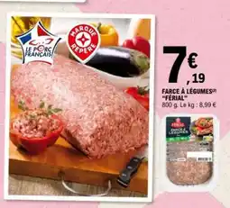 E.Leclerc FARCE À LÉGUMES “FÉRIAL” offre