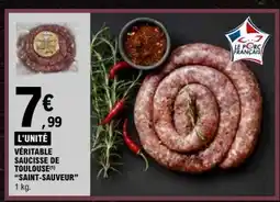 E.Leclerc VÉRITABLE SAUCISSE DE TOULOUSE SAINT-SAUVEUR offre