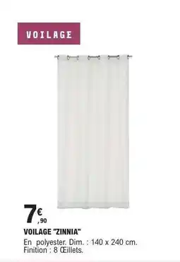 E.Leclerc VOILAGE ZINNIA offre