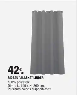 E.Leclerc RIDEAU ALASKA LINDER offre