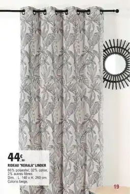 E.Leclerc RIDEAU KERALA LINDER offre