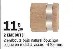 E.Leclerc 2 EMBOUTS offre