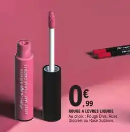 E.Leclerc ROUGE A LEVRES LIQUIDE offre