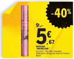 E.Leclerc Mascara Maybelline offre