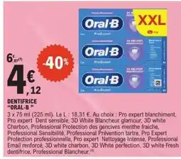 E.Leclerc Dentifrice Oral B offre
