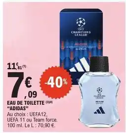 E.Leclerc Eau de Toilette Adidas offre