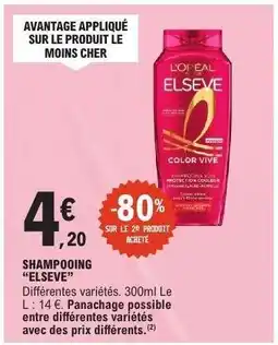 E.Leclerc SHAMPOOING “ELSÈVE” offre