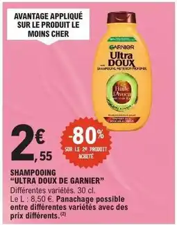 E.Leclerc Shampooing Ultra Doux de Garnier offre
