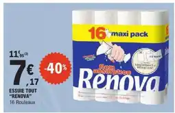 E.Leclerc ESSUIE-TOUT “RENOVA” offre