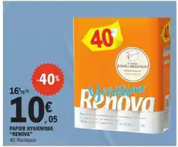 E.Leclerc Papier hygiénique RENOVA offre