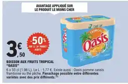 E.Leclerc BOISSON AUX FRUITS TROPICAL “OASIS” offre