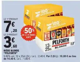 E.Leclerc Bière Blonde Pelforth offre