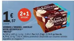 E.Leclerc VIENNOIS L'ORIGINAL CHOCOLAT OFFRE DÉCOUVERTE offre