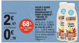 E.Leclerc VACHE À BOIRE VANILLE DE MADAGASCAR ET SIROP D'ÉRABLE offre