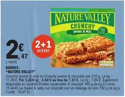 E.Leclerc BARRES 'NATURE VALLEY' offre