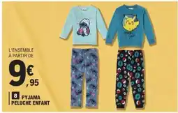 E.Leclerc Pyjama Peluche Enfant offre