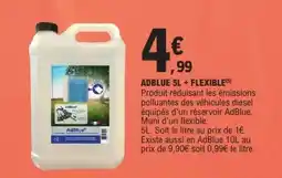 E.Leclerc ADBLUE 5L + FLEXIBLE offre