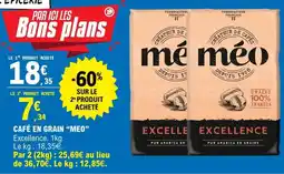 E.Leclerc Cafe en grain offre