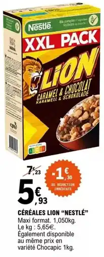 E.Leclerc Nestlé - céréales lion offre