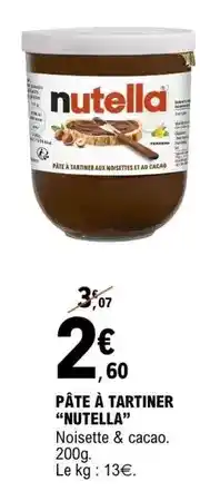 E.Leclerc Nutella - pâte à tartiner offre