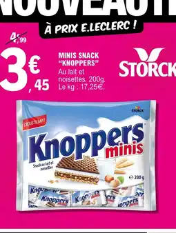 E.Leclerc Knoppers - minis snack offre