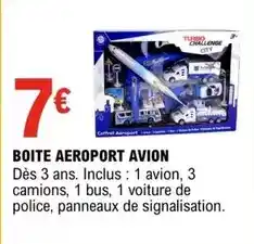 E.Leclerc Boite aeroport avion offre