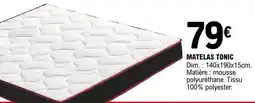E.Leclerc Dim - matelas tonic offre