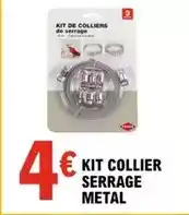 E.Leclerc Kit collier serrage metal offre
