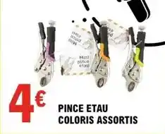 E.Leclerc Pince etau coloris assortis offre