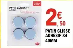 E.Leclerc Patin glisse adhésif x4 offre