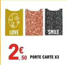 E.Leclerc Porte carte offre