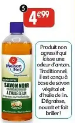 Maximo Savon noir liquide à l'huile de lin offre