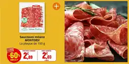 Coccinelle Supermarché MONTORSI Saucisson milano offre