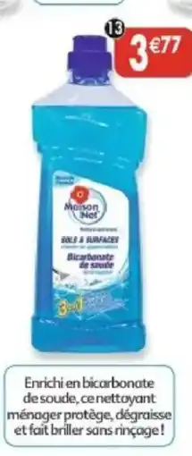 Maximo Nettoyant sols & surfaces 3 en 1 au bicarbonate offre