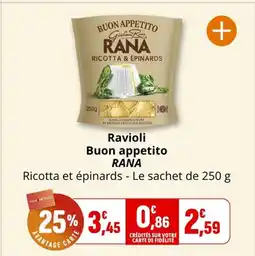 Coccinelle Supermarché RANA Buon appetito offre