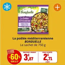 Coccinelle Supermarché BONDUELLE La poêlée méditerranéenne offre