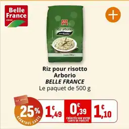 Coccinelle Supermarché BELLE FRANCE Riz pour risotto Arborio offre