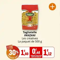 Coccinelle Supermarché PANZANI Tagliatelle offre