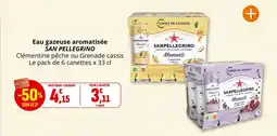 Coccinelle Supermarché SAN PELLEGRINO Eau gazeuse aromatisée offre