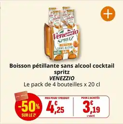 Coccinelle Supermarché VENEZZIO Boisson pétillante sans alcool cocktail spritz offre