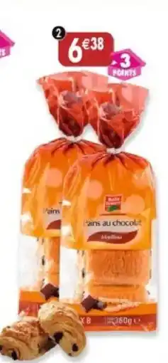 Maximo Lot de 2x8 pains au chocolat offre
