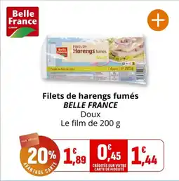 Coccinelle Supermarché BELLE FRANCE Filets de harengs fumés offre