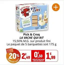 Coccinelle Supermarché LA VACHE QUI RIT Pick & Croq offre