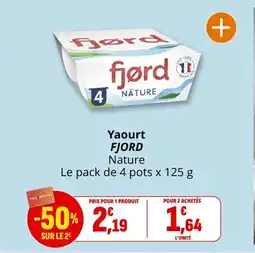 Coccinelle Supermarché FJORD Yaourt offre