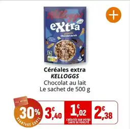 Coccinelle Supermarché KELLOGGS Céréales extra offre