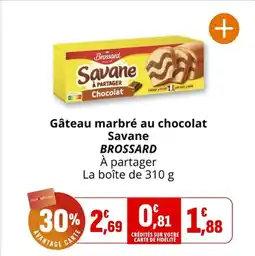 Coccinelle Supermarché BROSSARD Gâteau marbré au chocolat Savane offre