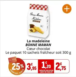 Coccinelle Supermarché BONNE MAMAN La madeleine offre